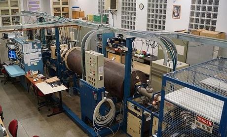 A particle accelerator at the University of Sao Paulo's Physics Institute.