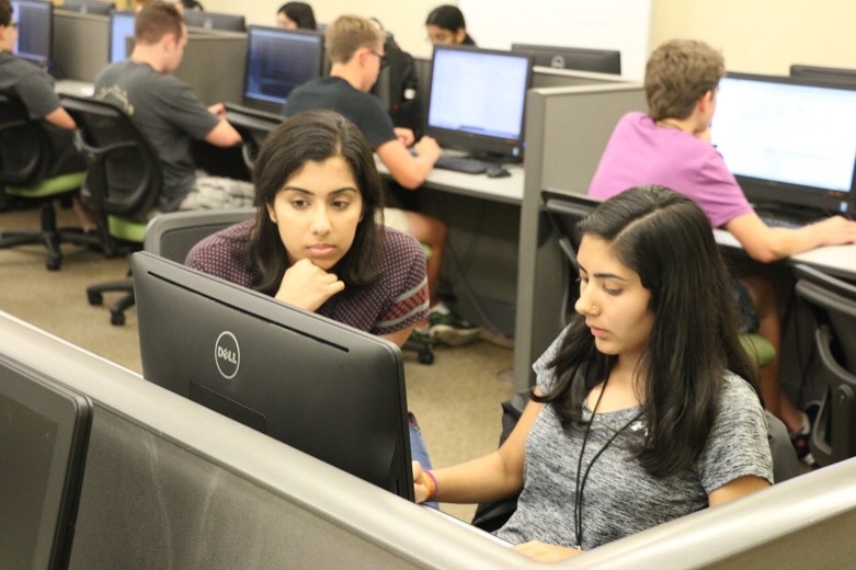 Students participate in Bridge 2017, a two-week summer immersion program that prepares incoming freshmen who might have less programming experience for their first computer science course at Purdue. Undergraduate applications to the computer science program have increased so much that the admission rate has declined even as the quality of applicants improves, said Sunil Prabhakar, head of the Department of Computer Science.