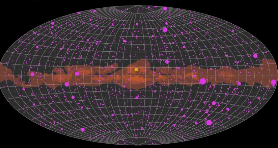 NASA's Fermi animates the dynamic gamma-ray sky which required about three months of processing time