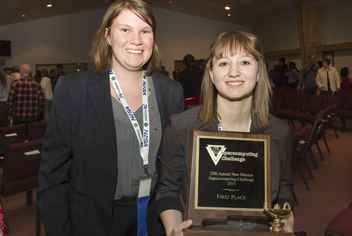 Katelynn James, left, and Meghan Hill of Monte del Sol Charter School in Santa Fe. Katelynn James, left, and Meghan Hill of Monte del Sol Charter School in Santa Fe.