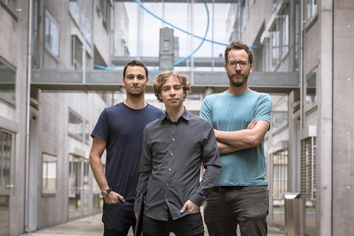 CAPTION Following the discoveries of Meltdown and Spectre, Michael Schwarz, Daniel Gruss and Moritz Lipp from Graz University of technology in Austira have uncovered two serious new security flaws in computer processors.  CREDIT Lunghammer - TU Graz