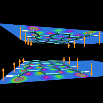 A new study from researchers at Rensselaer Polytechnic Institute details how stacking nanoribbons of graphene can boost the material’s ability to transmit electrical charges. The discovery further supports the idea that graphene could one day replace traditional copper as the best material for interconnects that transmit data and power around computer chips. Image credit: Rensselaer/Nayak