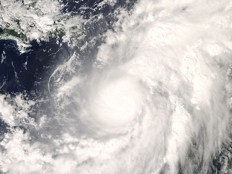 Omar in the Caribbean Sea in 2008 as a Category 1 hurricane.