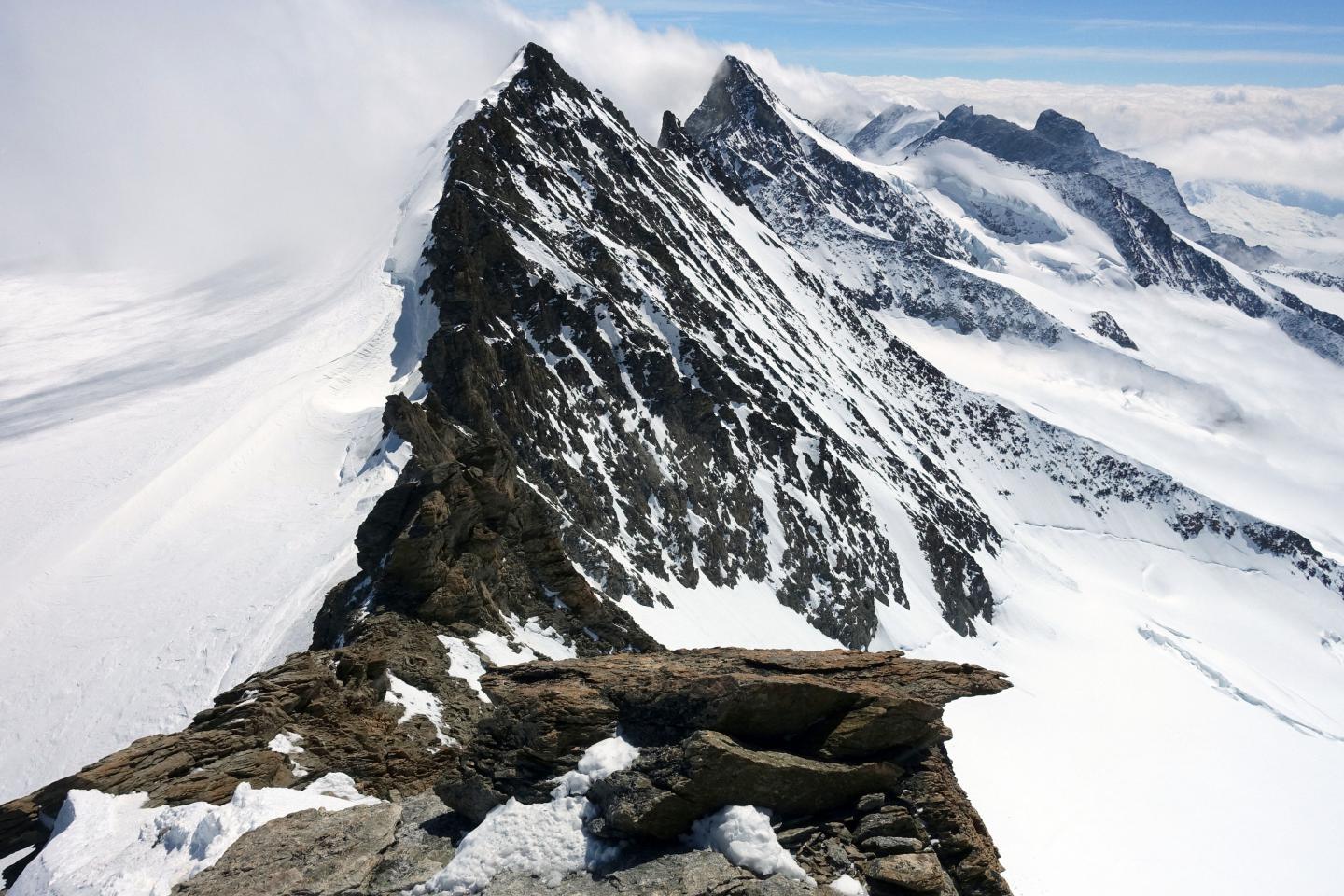 Central Alps of Switzerland have been lifted to today's height.