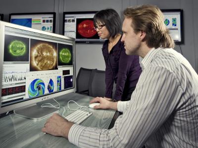 Chief space weather forecasters Yihua Zheng and Antti Pulkkinen are helping to implement a computer technique -- ensemble forecasting -- that will improve NASA’s ability to predict the path and impact of severe solar storms, which can disrupt power grids on Earth, knock out satellites, and threaten the health and safety of astronauts.