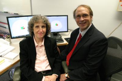 Lorraine G. Olson, professor of mechanical engineering, and her husband, Robert Throne, head of the Department of Electrical and Computer Engineering. They are working together to change the way breast cancer is diagnosed.  Credit: Rose-Hulman Institute of Technology in Terre Haute, Indiana