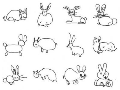 Computers can recognize photos and careful drawings of rabbits, but quick sketches by non-artists, not so much. Researchers in Providence and Berlin say they have produced the first computer application that enables semantic understanding of abstract sketches.  Credit: Mathias Eitz, James Hays and Marc Alexa 