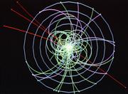 Simulated Higgs event to four muons