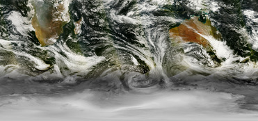 The cloudy Southern Ocean shows an improved radiation budget in the latest IPCC climate models, but there are still significant biases in the simulated cloud physical properties over the SO. Those biases are largely cancelled out when they jointly influence the cloud radiative effect. The cloud image is captured by FY-3D satellite.