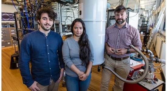 Federico Fedele, Anasua Chatterjee and Ferdinand Kuemmeth.