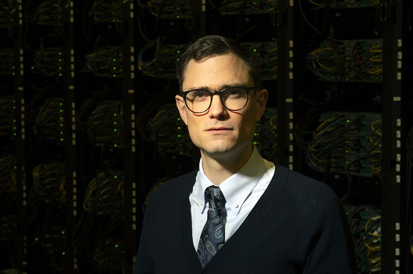 Björn Alling at the  National Supercomputer Centre at LiU. Credit: Magnus Johansson