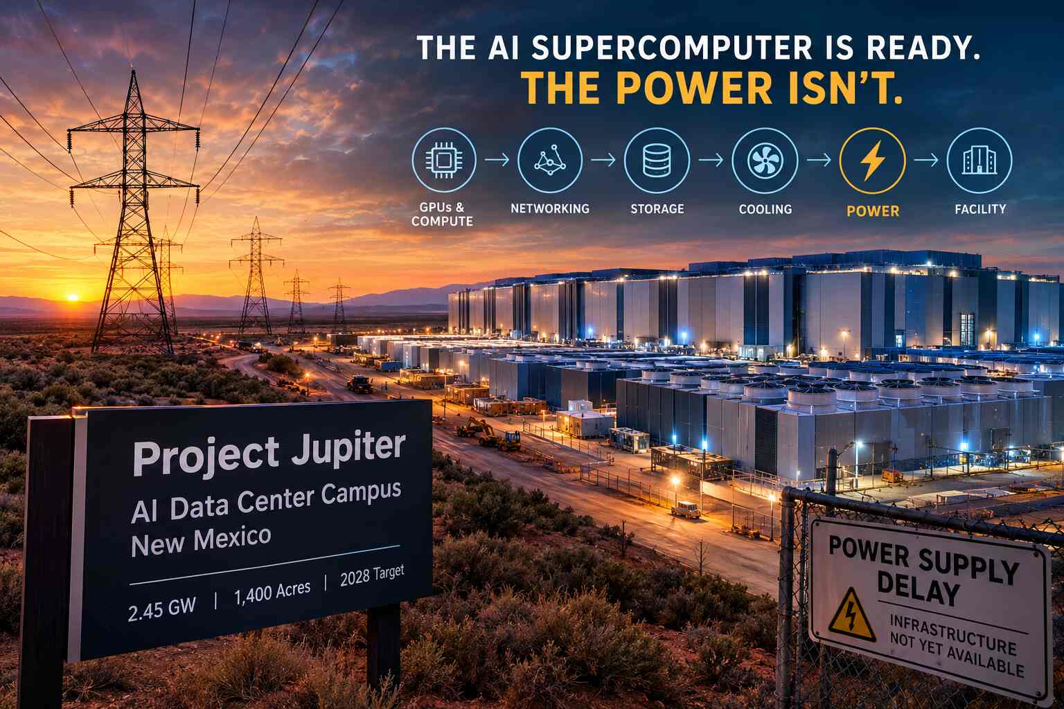 AI’s trillion dollar compute race hits a hard limit: There isn’t enough power