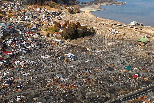 Scientists were surprised by the size and destructive force of the tsunami that followed the March 2010 earthquake off the coast of Japan. (Photo: MC3 Dylan McCord / U.S. Navy)