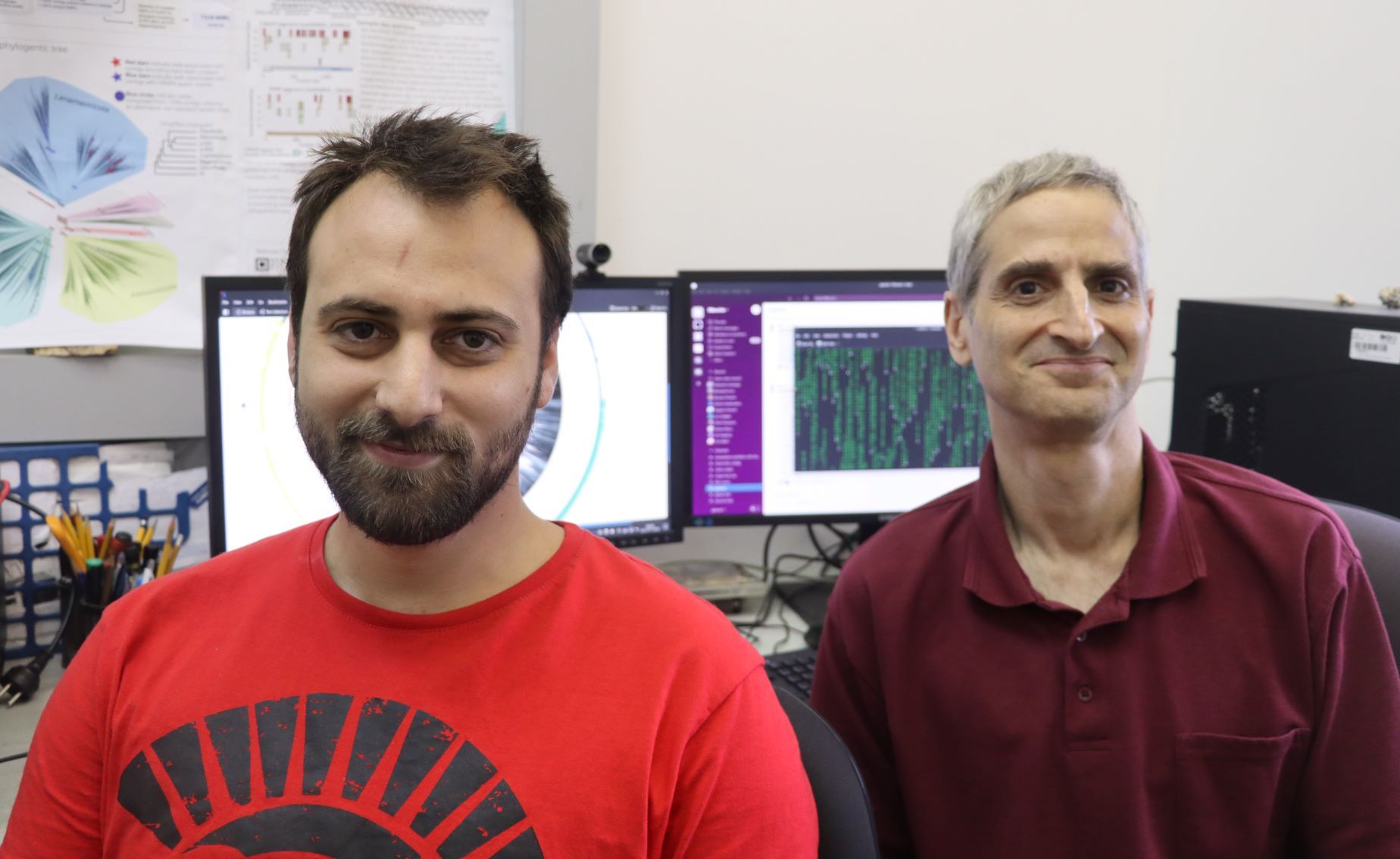  Left to Right: Uri Neri and Prof. Uri GophnaCredit: Tel Aviv University