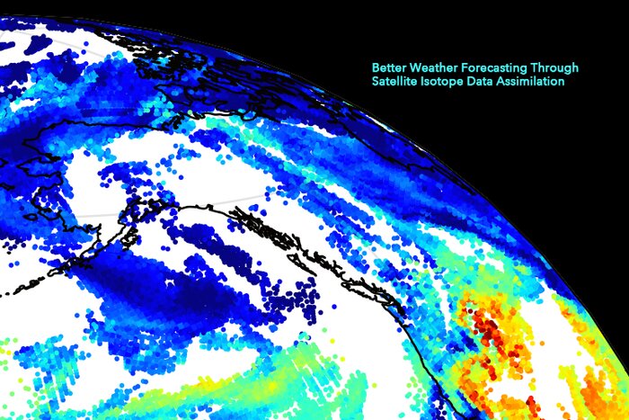 Researchers from The University of Tokyo assimilated satellite observations of water vapor isotopes into a weather forecasting model and found that forecast accuracy was improved by several percentage points  CREDIT Institute of Industrial Science, the University of Tokyo