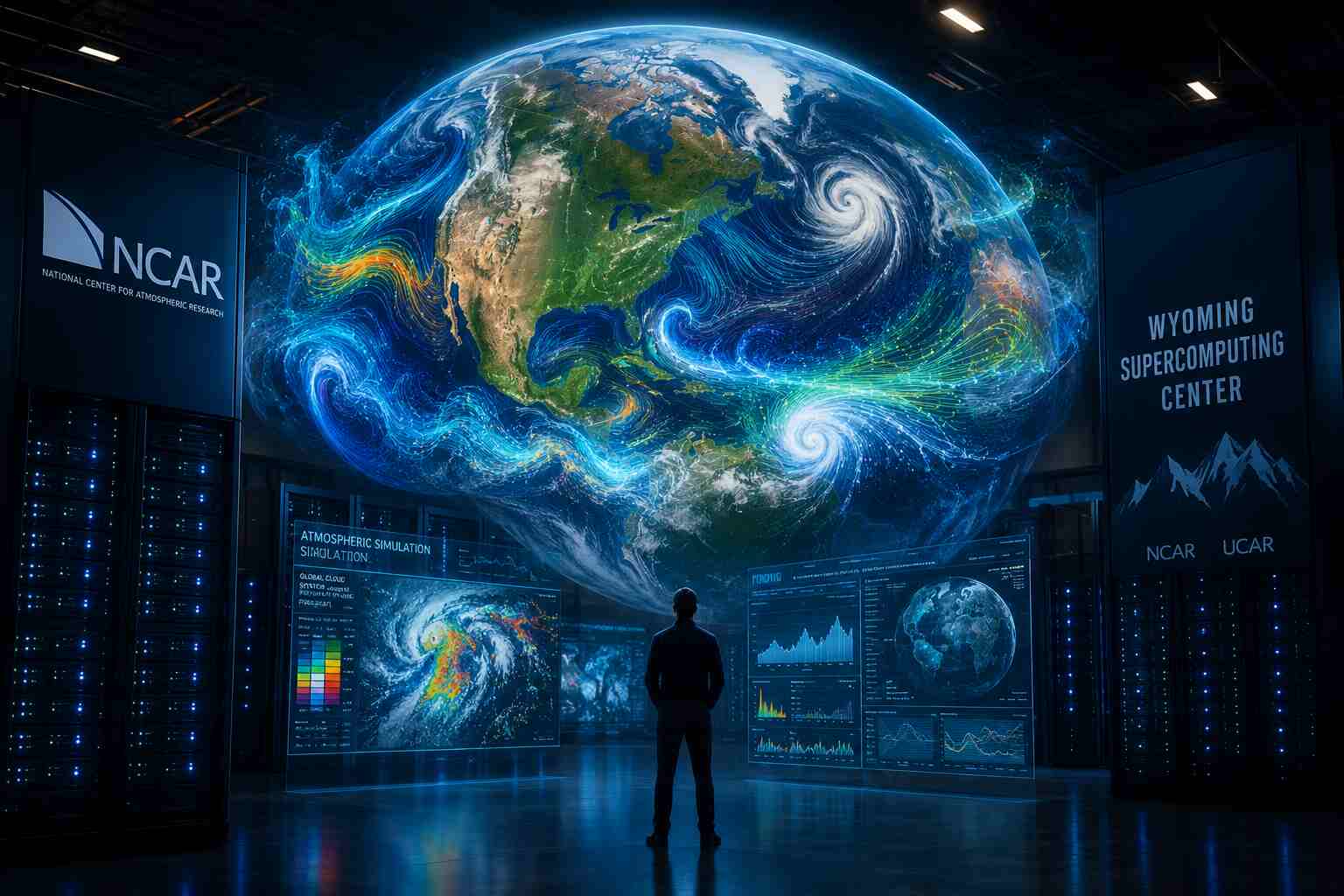 NCAR supercomputers run planet scale climate experiments impossible in the real world