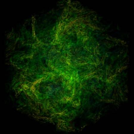 NASA-Funded study reveals insights into the turbulence of molecular clouds using supercomputer simulations