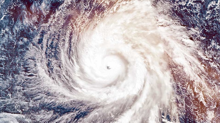 Super Typhoon Yutu, strongest storm on Earth in 2018. Satellite view. Elements of this image furnished by NASA. Source: Getty Images.